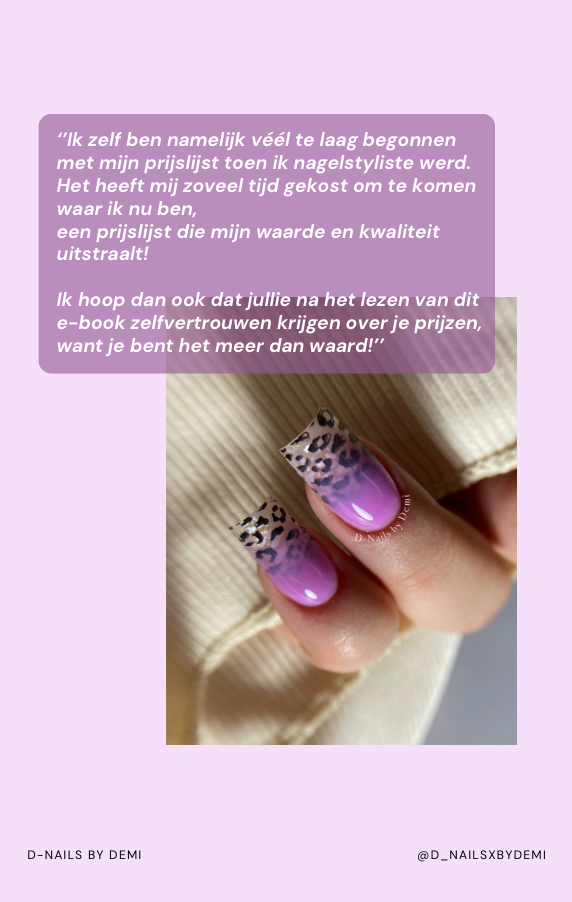 Mini E-book Hoe maak je een prijslijst?