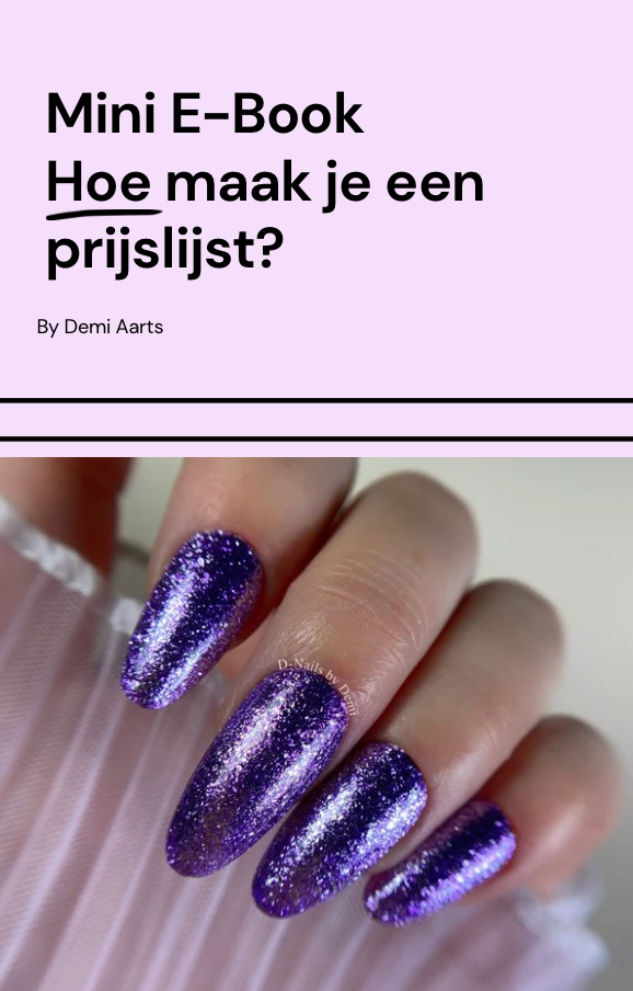 Mini E-book Hoe maak je een prijslijst?