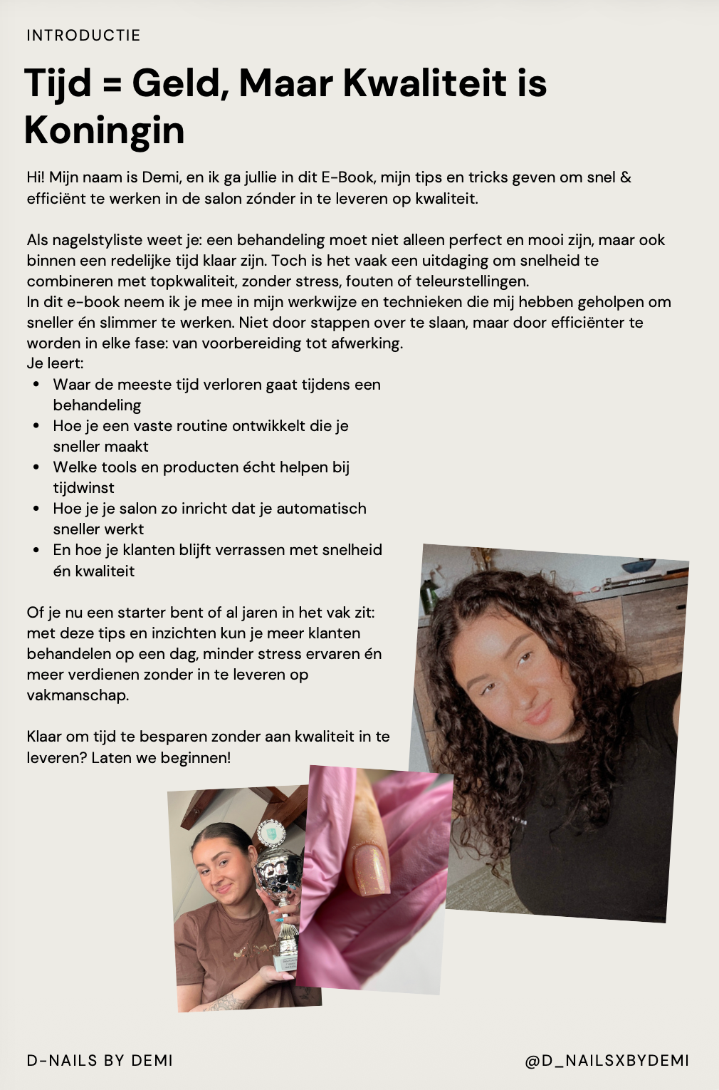 E-Book: Snel & Efficiënt werken in de salon